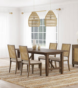 Matisse 5-piece Rectangular Dining Table Set Light Brown - Home Elegance USA