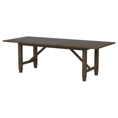 Matisse 9-piece Rectangular Dining Table Set Light Brown - Home Elegance USA