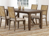 Matisse Rectangular 94-inch Wood Dining Table Light Brown - Home Elegance USA