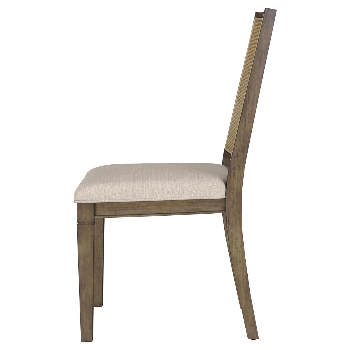 Matisse Woven Rattan Back Dining Side Chair Brown (Set of 2) - Home Elegance USA