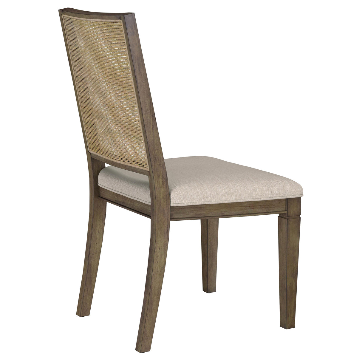 Matisse Woven Rattan Back Dining Side Chair Brown (Set of 2) - Home Elegance USA