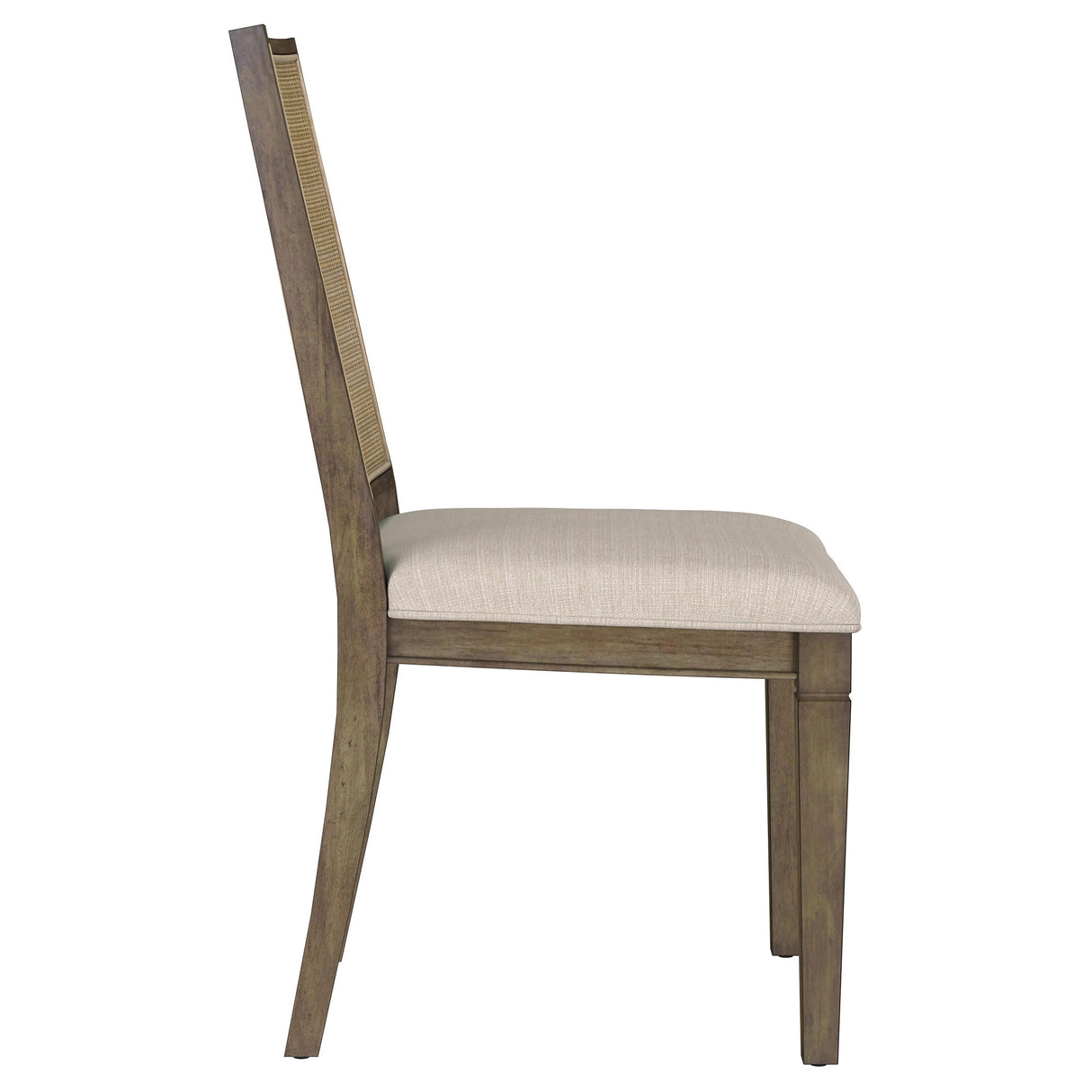 Matisse Woven Rattan Back Dining Side Chair Brown (Set of 2) - Home Elegance USA