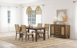 Matisse 4-drawer Sideboard Buffet Cabinet Light Brown - Home Elegance USA