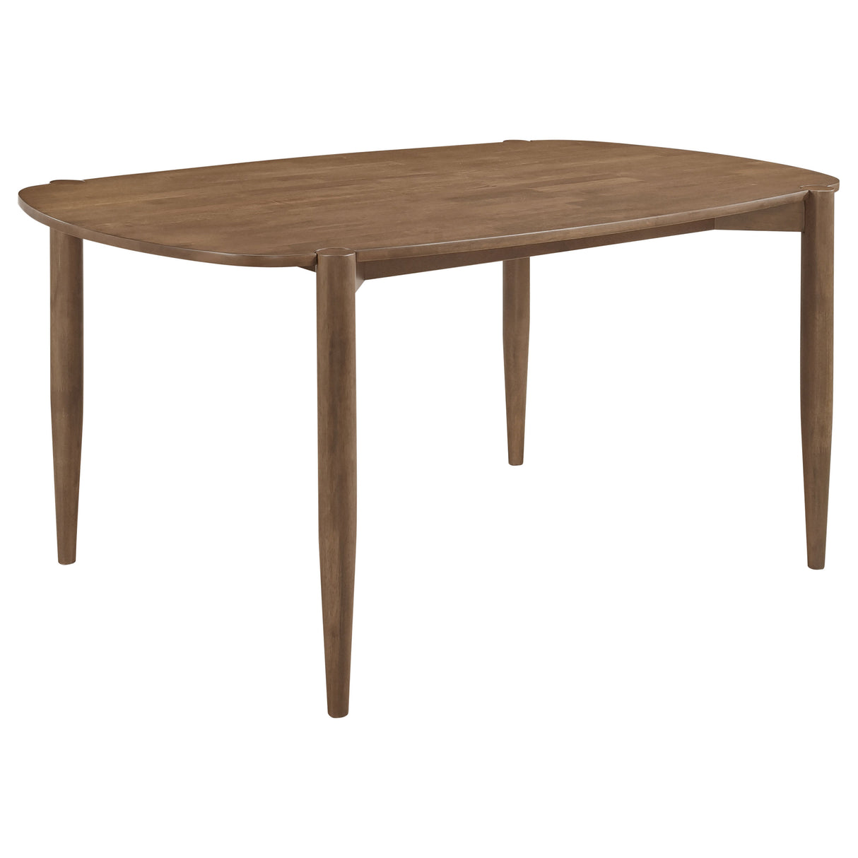 Dining Table - Dortch Oval Solid Wood Dining Table Walnut