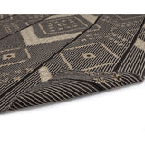 Asana Hand - Woven Rug - Charcoal / Beige - 8'' X 10'' | Sunpan - SUNPAN - 108750 - Home Elegance USA - 5