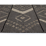 Asana Hand - Woven Rug - Charcoal / Beige - 8'' X 10'' | Sunpan - SUNPAN - 108750 - Home Elegance USA - 4