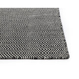 Cusco Hand - Woven Rug - Black / White | Sunpan - SUNPAN - 108764 - Home Elegance USA - 4