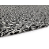 Cusco Hand - Woven Rug - Black / White | Sunpan - SUNPAN - 108764 - Home Elegance USA - 5