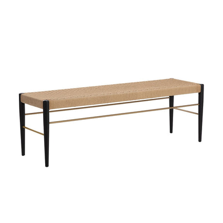 Bondi Bench - Black | Sunpan - SUNPAN - 108780 - Home Elegance USA - 1