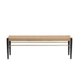 Bondi Bench - Black | Sunpan - SUNPAN - 108780 - Home Elegance USA - 3