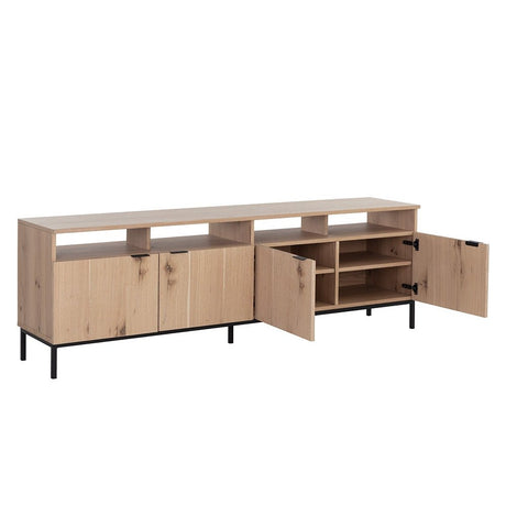 Ambrose Modular Media Console And Cabinet | Sunpan - SUNPAN - 108796 - Home Elegance USA - 9