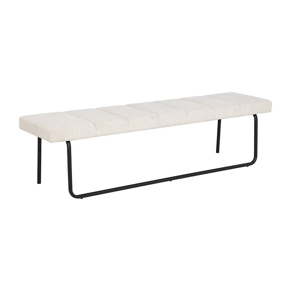 Casimir Bench - Chacha Cream | Sunpan - SUNPAN - 108907 - Home Elegance USA - 3