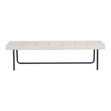 Casimir Bench - Chacha Cream | Sunpan - SUNPAN - 108907 - Home Elegance USA - 4