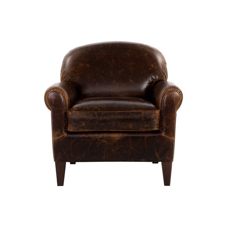 Bastoni Lounge Chair - Chocolate Leather | Sunpan