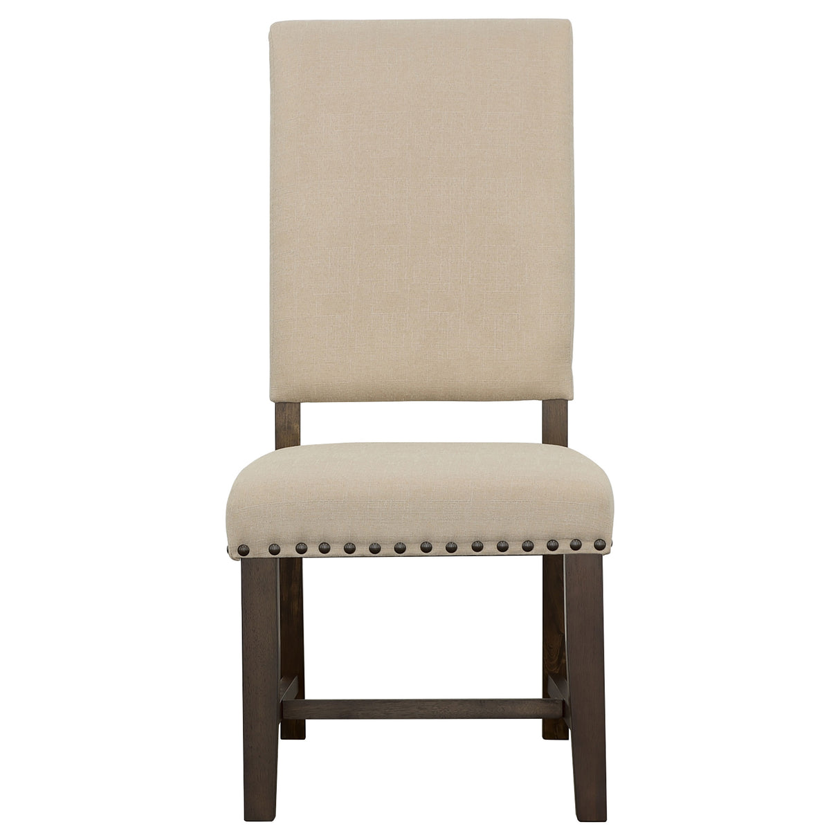 Side Chair - Twain Upholstered Side Chairs Beige (Set of 2)