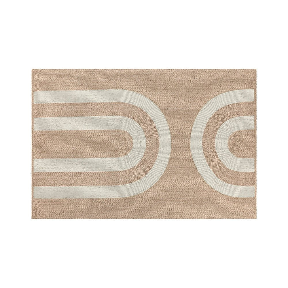 Derby Hand - Woven Rug - Beige / White | Sunpan - SUNPAN - 109329 - Home Elegance USA - 4