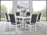 Judd Upholstered Dining Side Chair Pearl White (Set of 2)