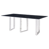 Desden 79-inch Rectangular Sintered Stone Dining Table Grey - Home Elegance USA