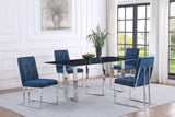 Desden 79-inch Rectangular Sintered Stone Dining Table Grey - Home Elegance USA