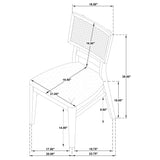 Kailani 10-piece Wood Dining Set with Sideboard Beige Oak - Home Elegance USA