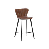 Arabella Stool - Bravo Cognac / November Grey | Sunpan | Home Elegance USA