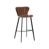 Arabella Stool - Bravo Cognac / November Grey | Sunpan | Home Elegance USA