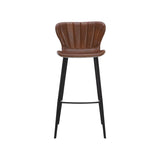 Arabella Stool - Bravo Cognac / November Grey | Sunpan | Home Elegance USA