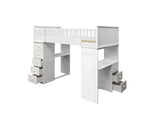 Acme - Willoughby Twin Loft Bed 10970W White Finish