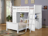 Acme - Willoughby Twin Loft Bed 10970W White Finish