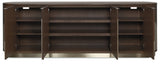 Commerce And Market Roll With It Four-Door Credenza - Dark Brown / Gray by Hooker Furniture - View 9