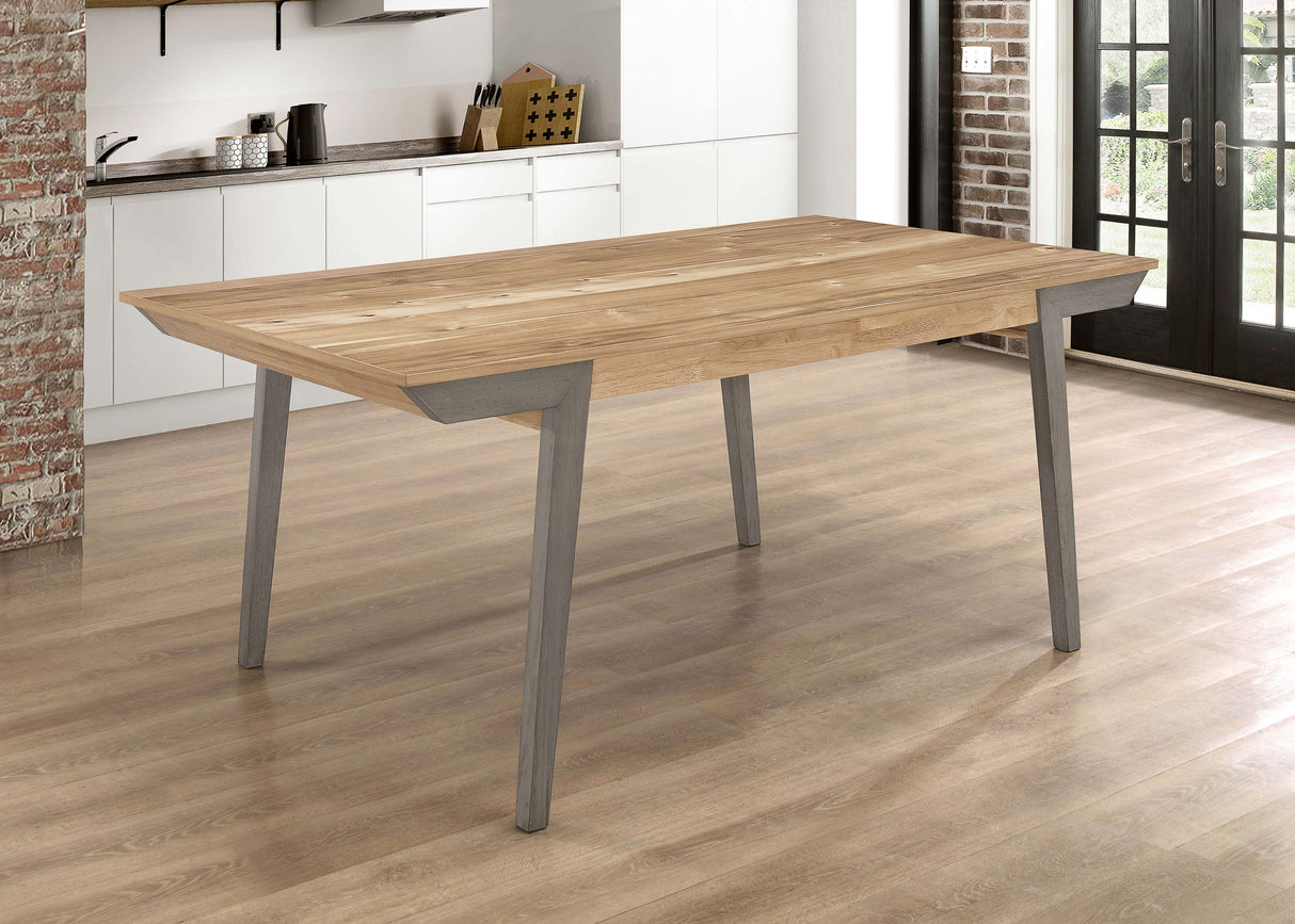 Dining Table - Nogales Wooden Dining Table Acacia and Coastal Grey