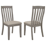 Side Chair - Nogales Slat Back Side Chairs Coastal Grey (Set of 2)