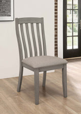 Side Chair - Nogales Slat Back Side Chairs Coastal Grey (Set of 2)