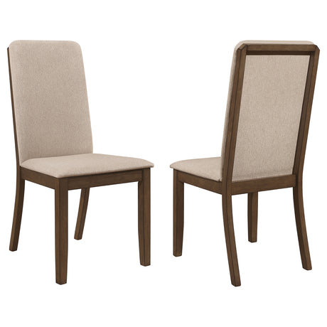 Side Chair - Wethersfield Solid Back Side Chairs Latte (Set of 2)