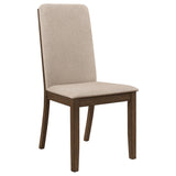 Side Chair - Wethersfield Solid Back Side Chairs Latte (Set of 2)