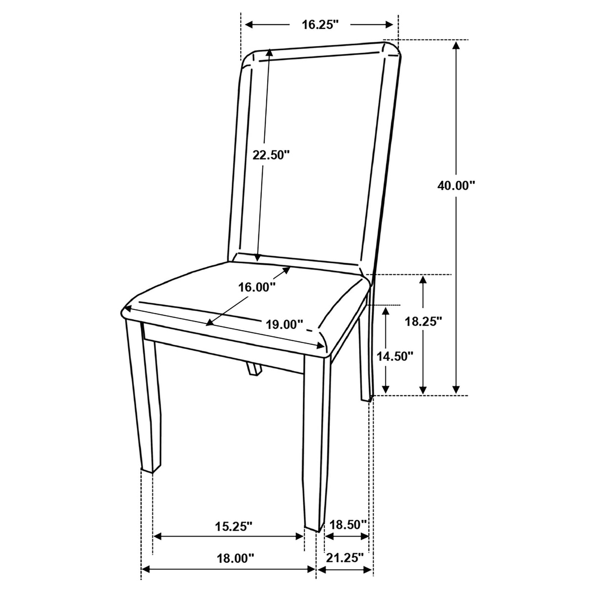 Side Chair - Wethersfield Solid Back Side Chairs Latte (Set of 2)