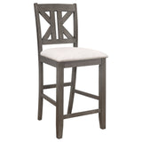 Athens 7 - piece Counter Height Dining Set Barn Grey | Coaster | Home Elegance USA