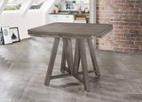 Athens Round Counter Height Table with Drop Leaf Barn Grey | Coaster | Home Elegance USA