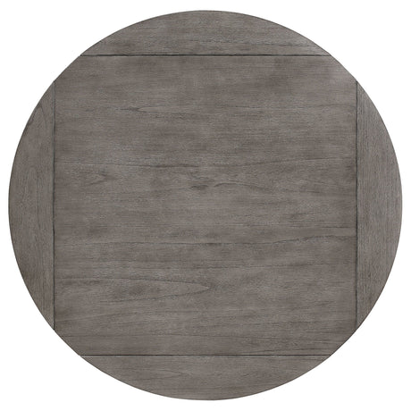 Athens Round Counter Height Table with Drop Leaf Barn Grey | Coaster - 109858 - Home Elegance USA - 7