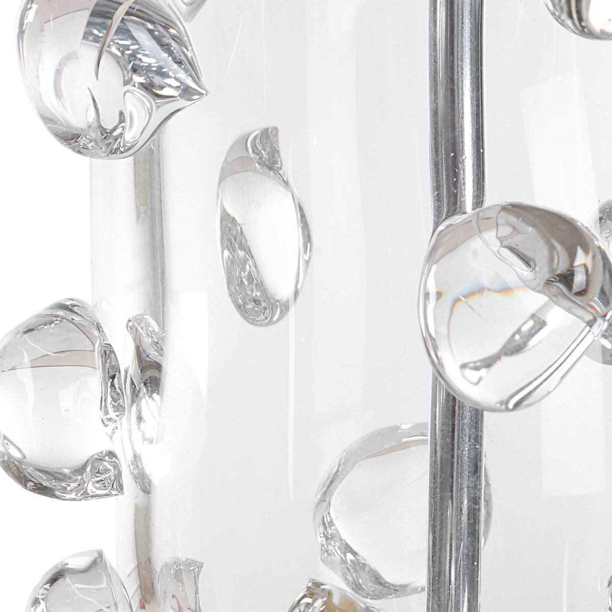 Aura Clear Glass Table Lamp - White by Uttermost - View 6