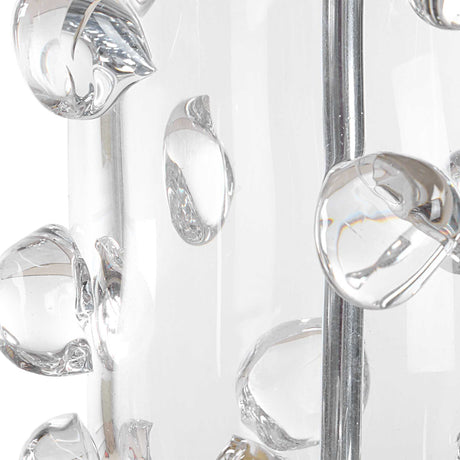 Aura Clear Glass Table Lamp - White by Uttermost - View 6
