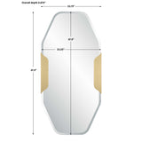 Makari Mirror - Gold by Uttermost - View 2