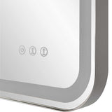 Crofton Lighted Nickel Vanity Mirror - Gray by Uttermost - View 10