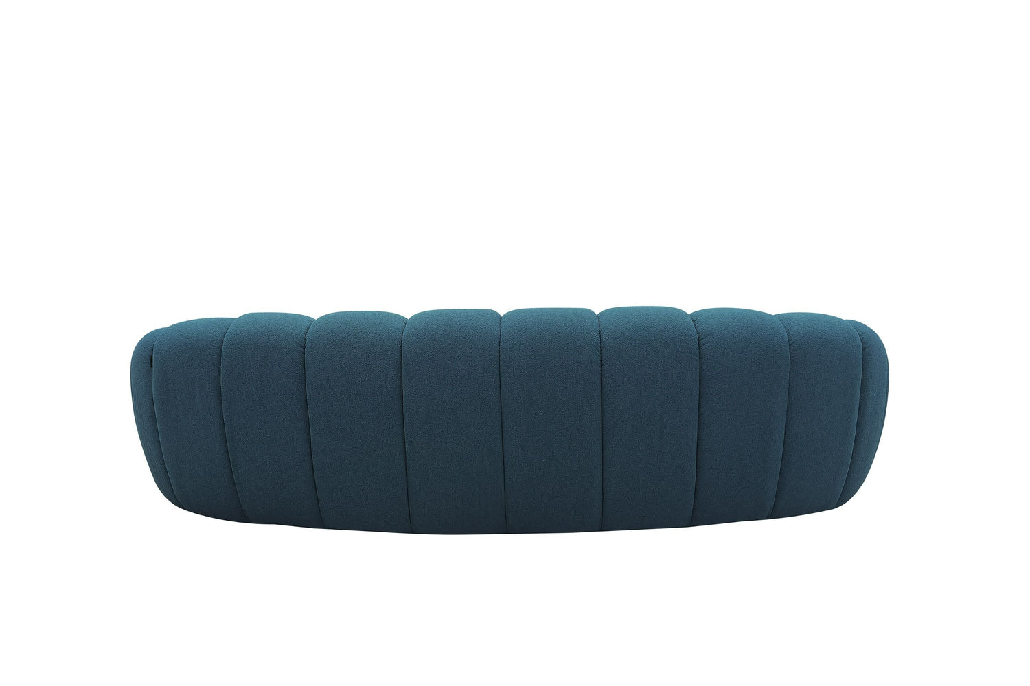 Divani Casa Yolonda - Modern Curved Dark Teal Fabric Sofa Set - Home Elegance USA