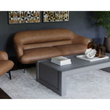 Armani Sofa - Cognac Leather | Sunpan - SUNPAN - 110089 - Home Elegance USA - 2