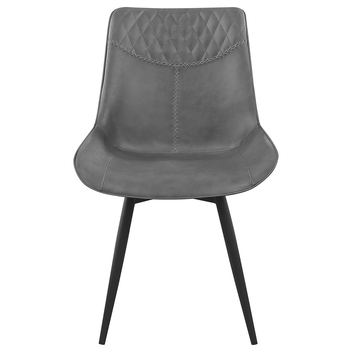 Brassie Upholstered Side Chairs Grey (Set of 2) | Coaster | Home Elegance USA