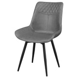 Brassie Upholstered Side Chairs Grey (Set of 2) | Coaster | Home Elegance USA