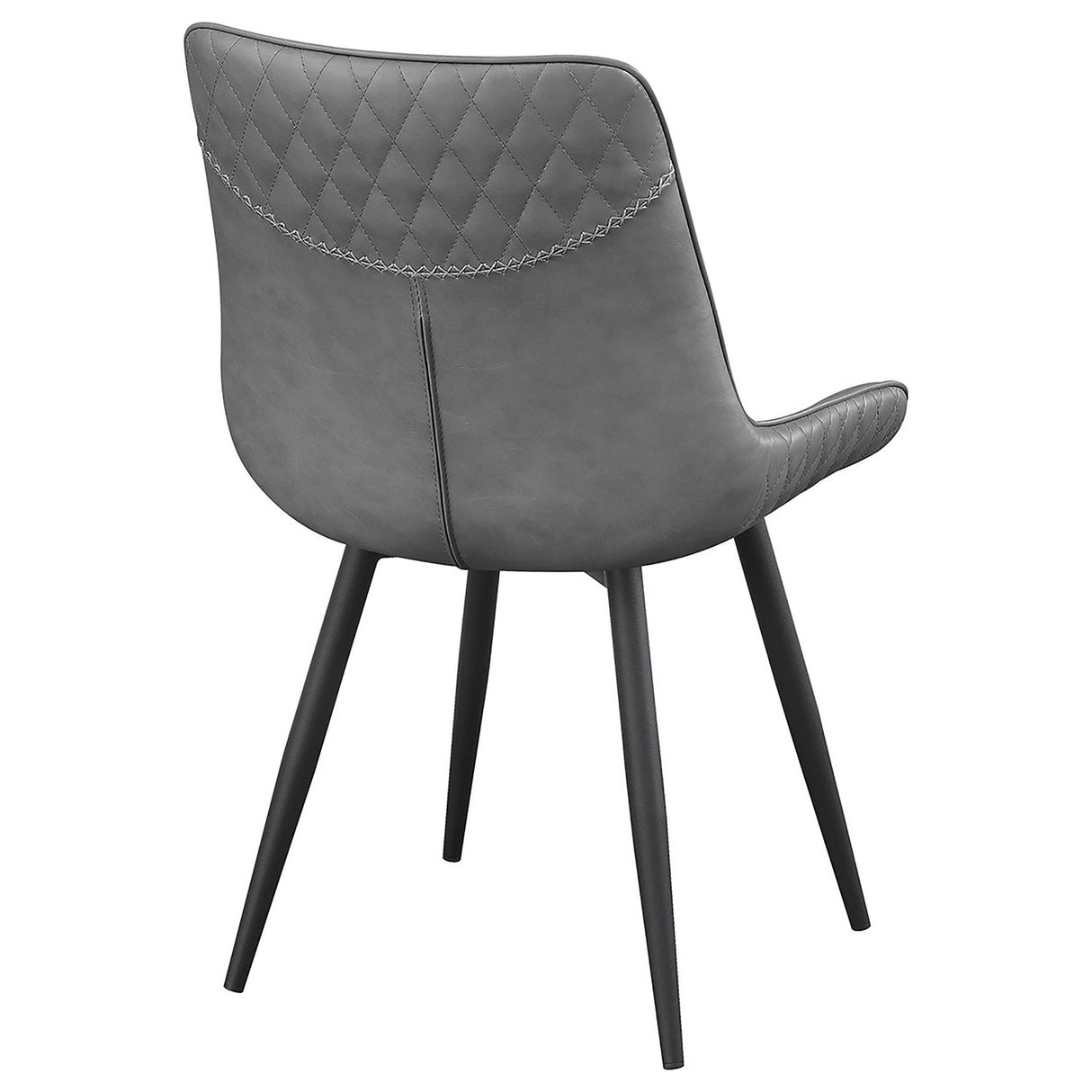 Brassie Upholstered Side Chairs Grey (Set of 2) | Coaster | Home Elegance USA