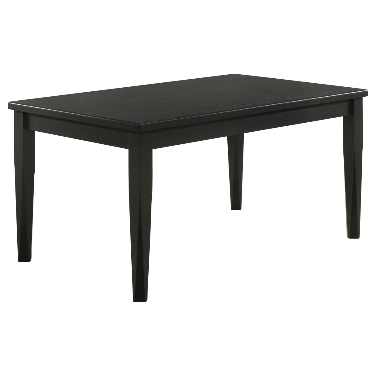 Appleton Rectangular Wood Dining Table Black Washed | Coaster - 110281 - Home Elegance USA - 1