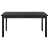 Appleton Rectangular Wood Dining Table Black Washed | Coaster - 110281 - Home Elegance USA - 3